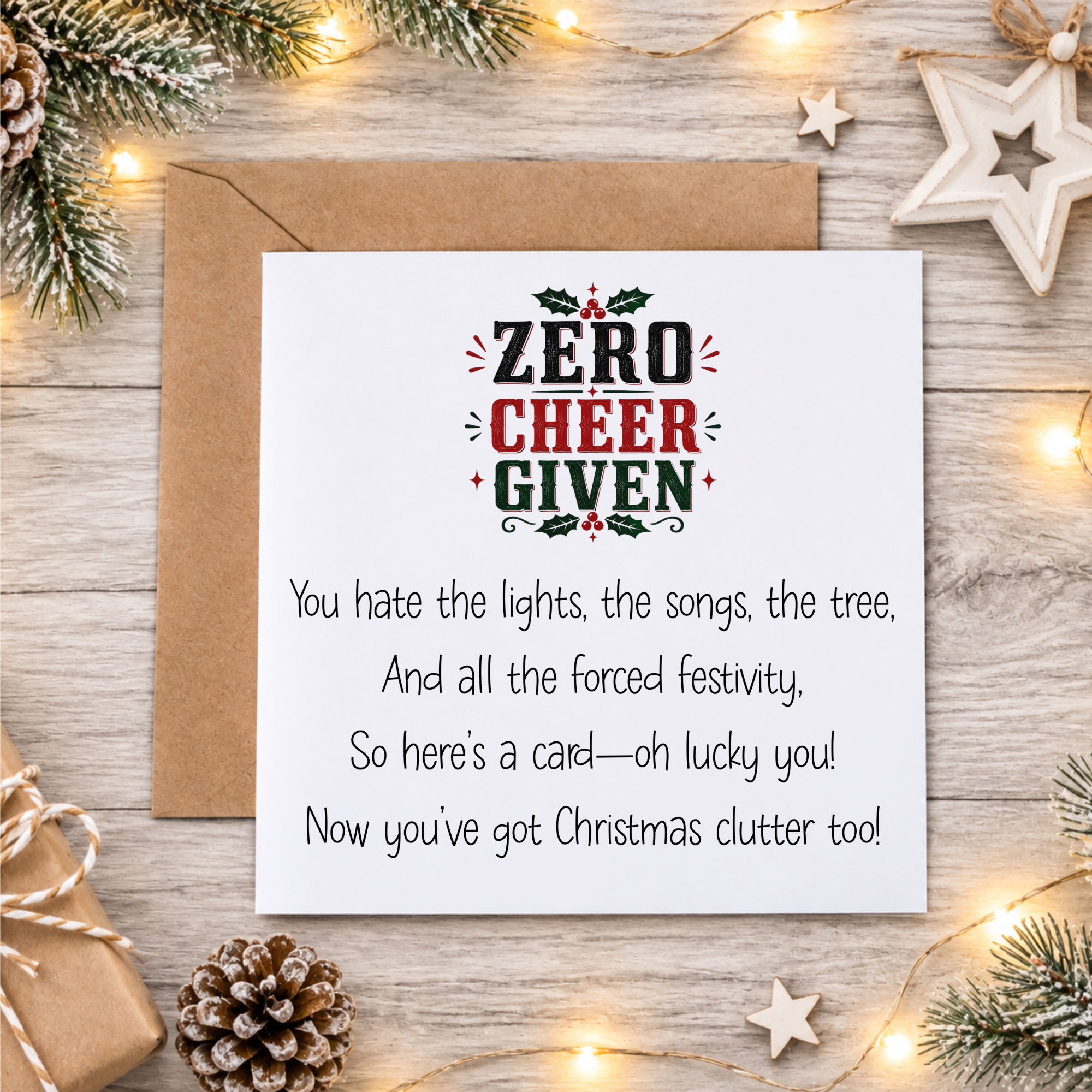Funny Anti-Christmas Cards – Christmas Grinch, Humbug & Sweary Greeting Cards
