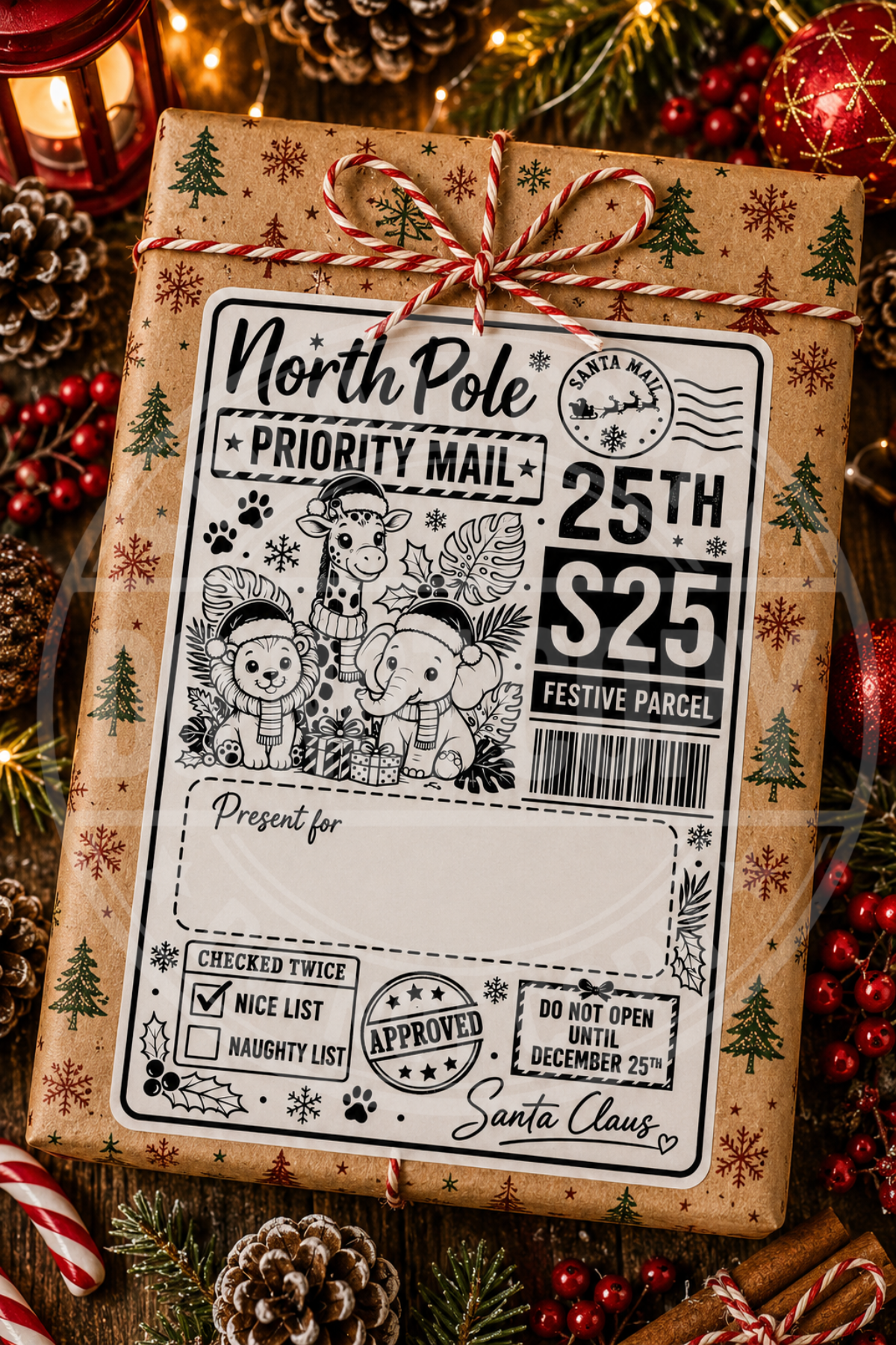 Christmas Gift/Parcel Labels