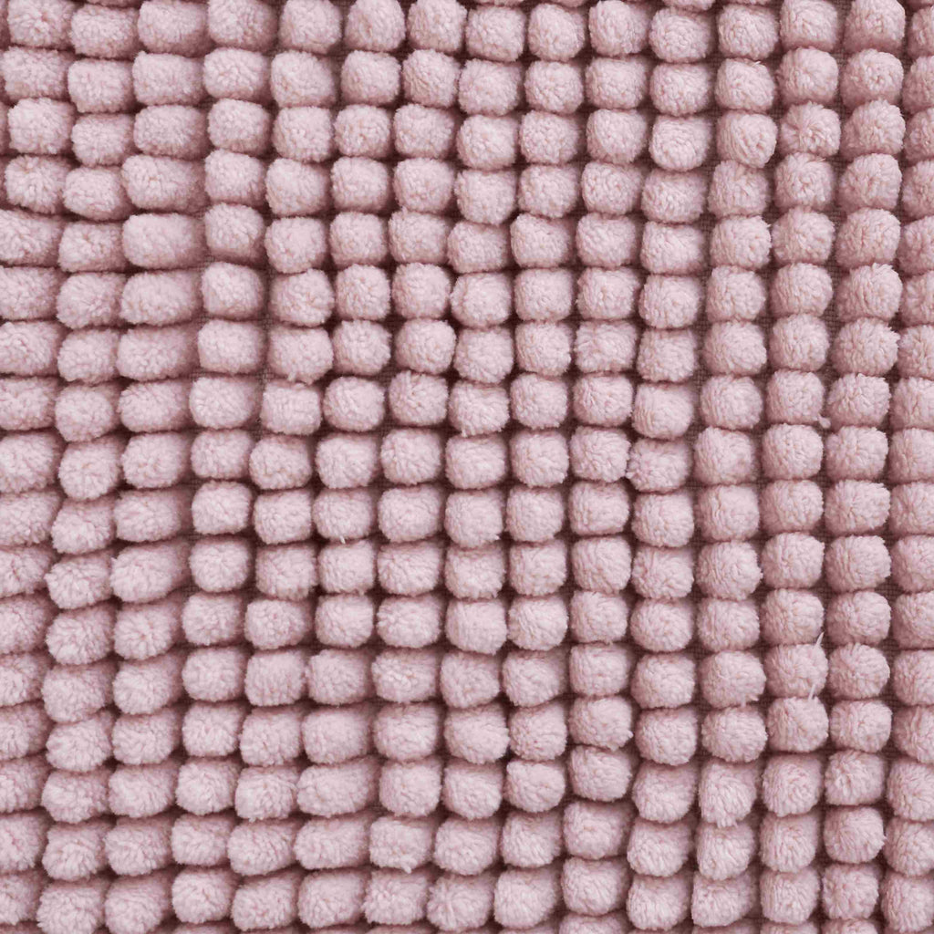 Bobble Textured Bath Mat Pink
