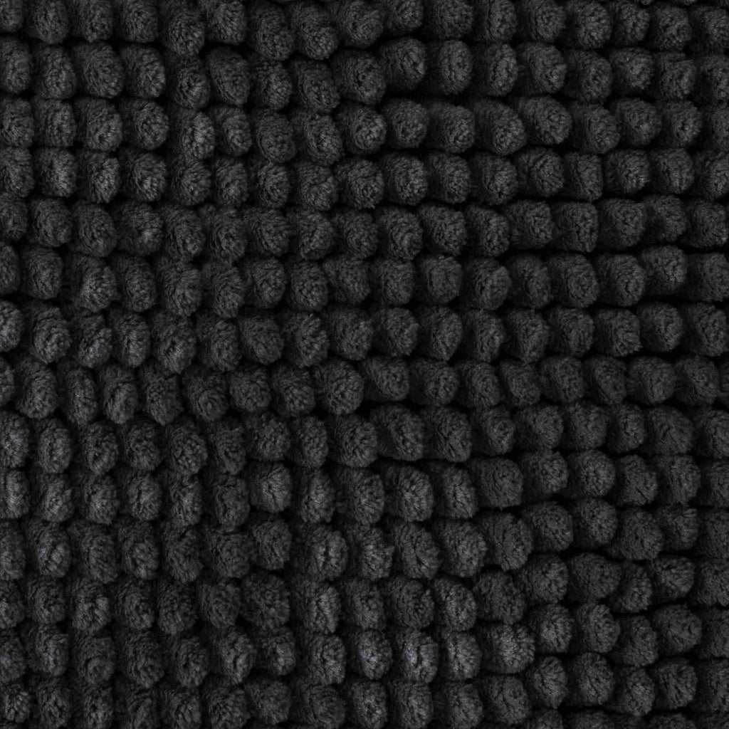 Bobble Textured Bath Mat Charcoal