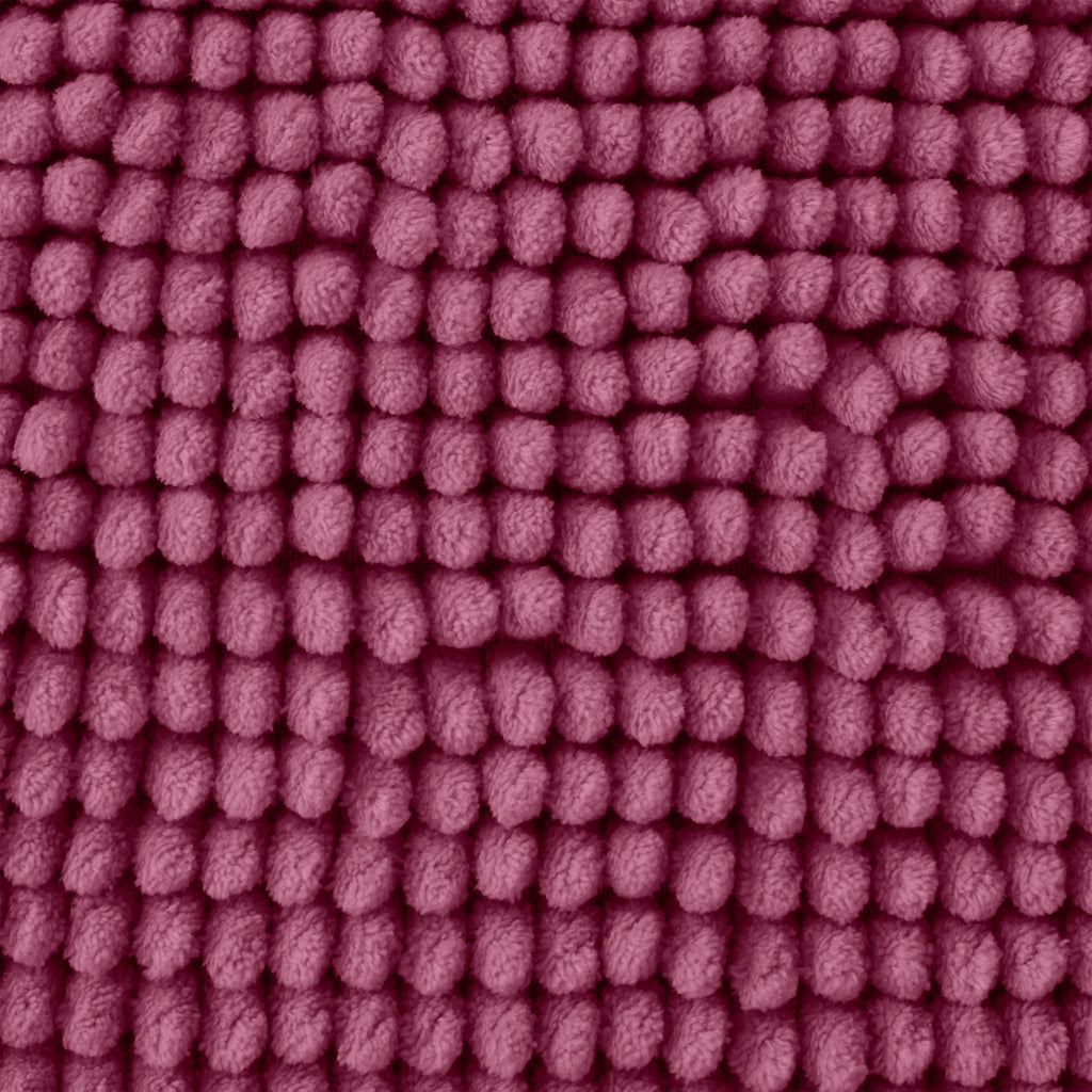 Bobble Textured Bath Mat Raspberry