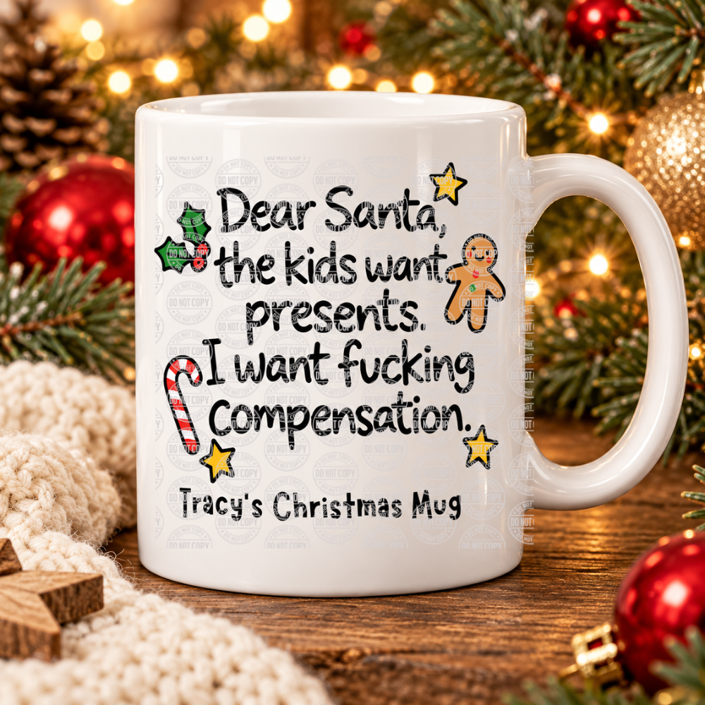 Funny Festive Doodle Mugs – 20 Hilarious Christmas Designs | Personalised 11oz Ceramic Mugs