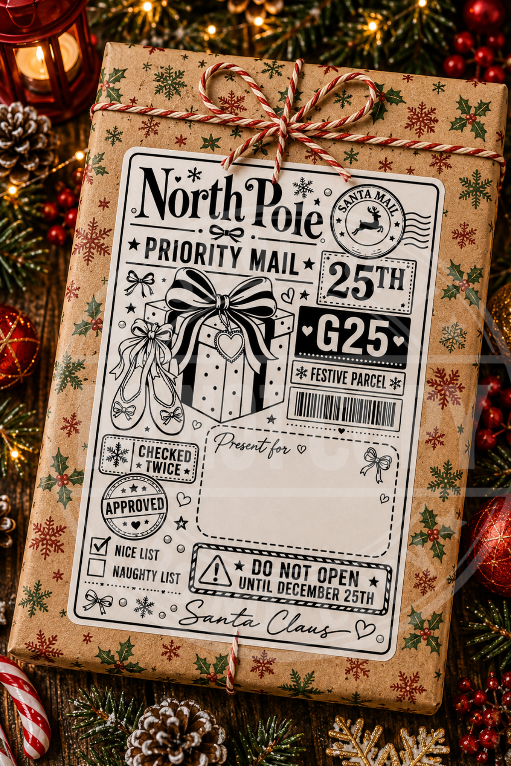 Christmas Gift/Parcel Labels