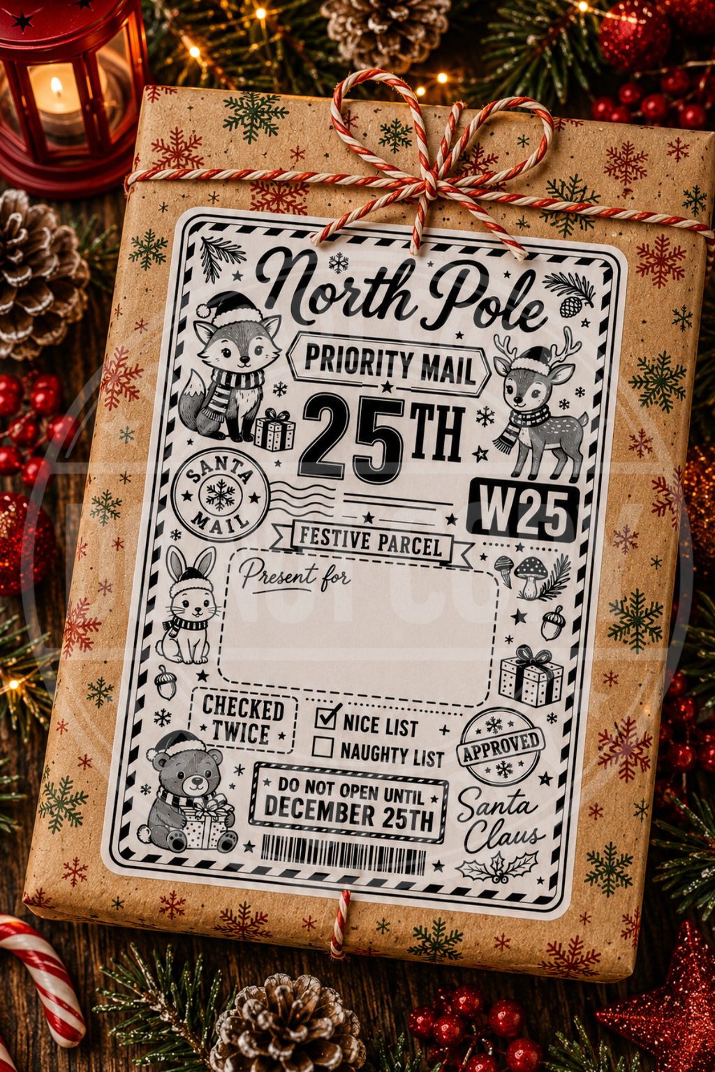 Christmas Gift/Parcel Labels