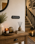 Relatives By Appointment Only Cast Iron Sign
