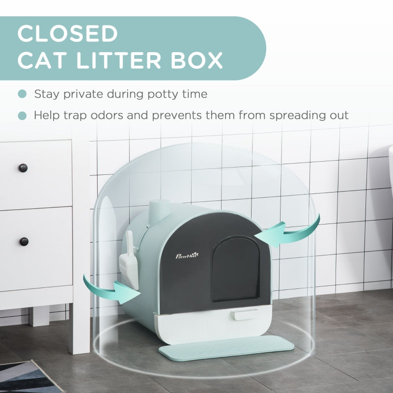 Hooded Cat Litter Box