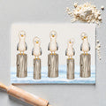 Cheeky Seagulls Glass Chopping Board