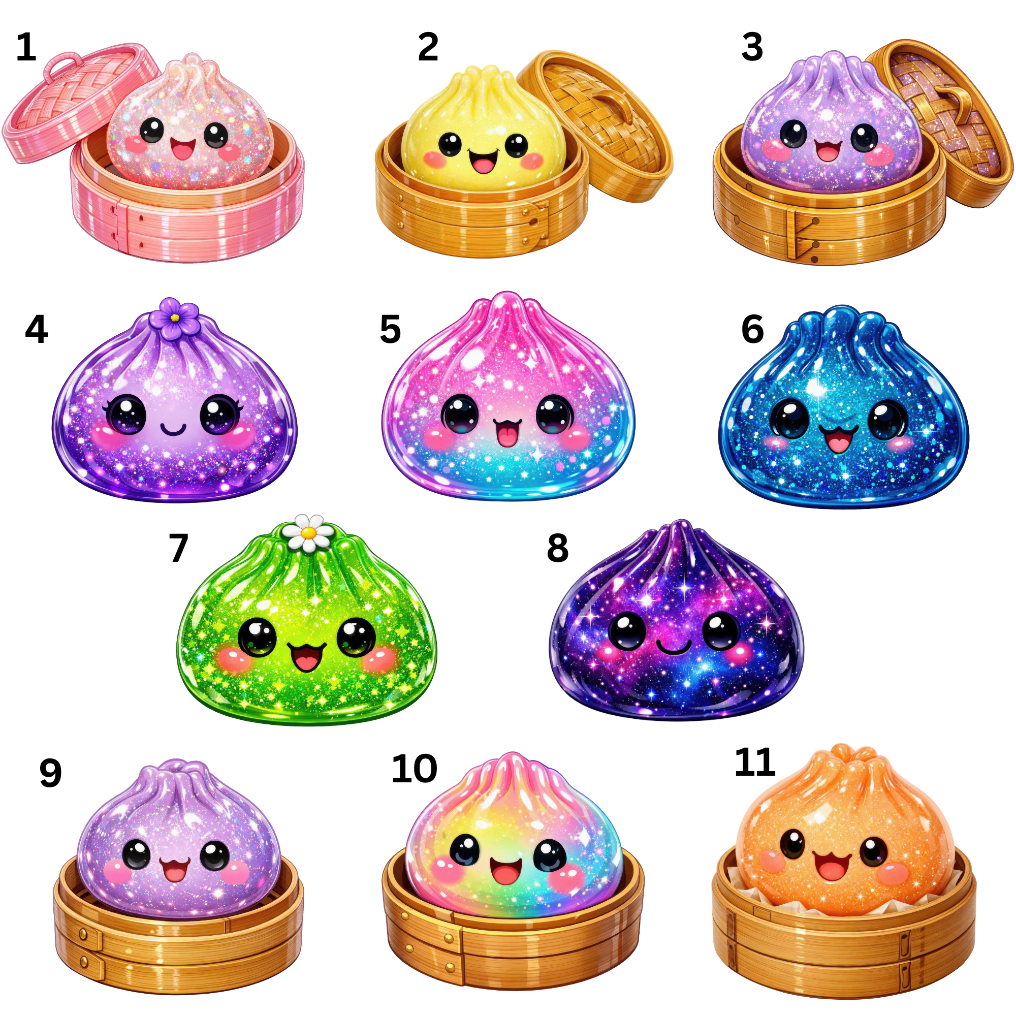 Cute Dumpling Mug – Choice of 11 Kawaii Dumpling Designs | 11oz Ceramic Mug