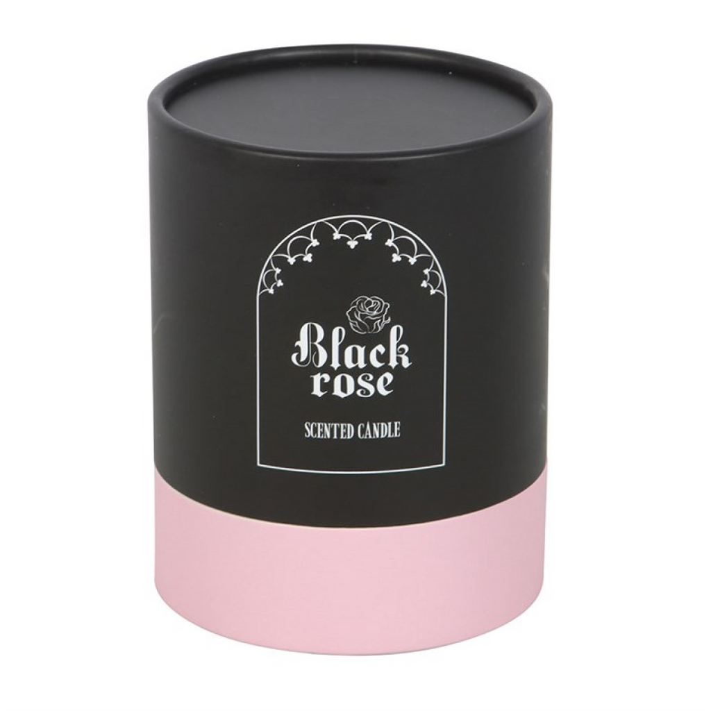 Black Rose Candle with 3D Roses