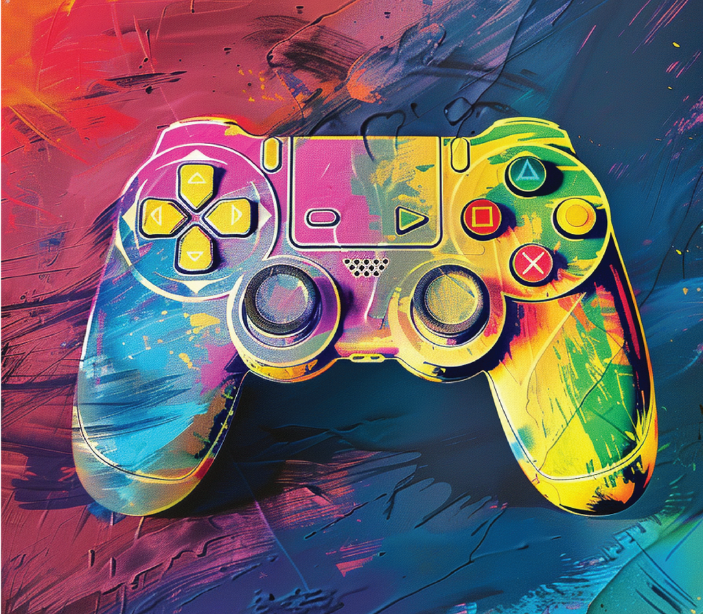 Games Controller 20oz Stainless Steel Skinny Tumbler