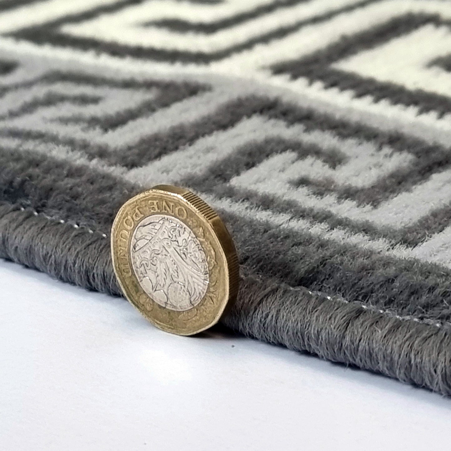 Grey Border Marble Effect Rug Large Soft Oriental Carpet