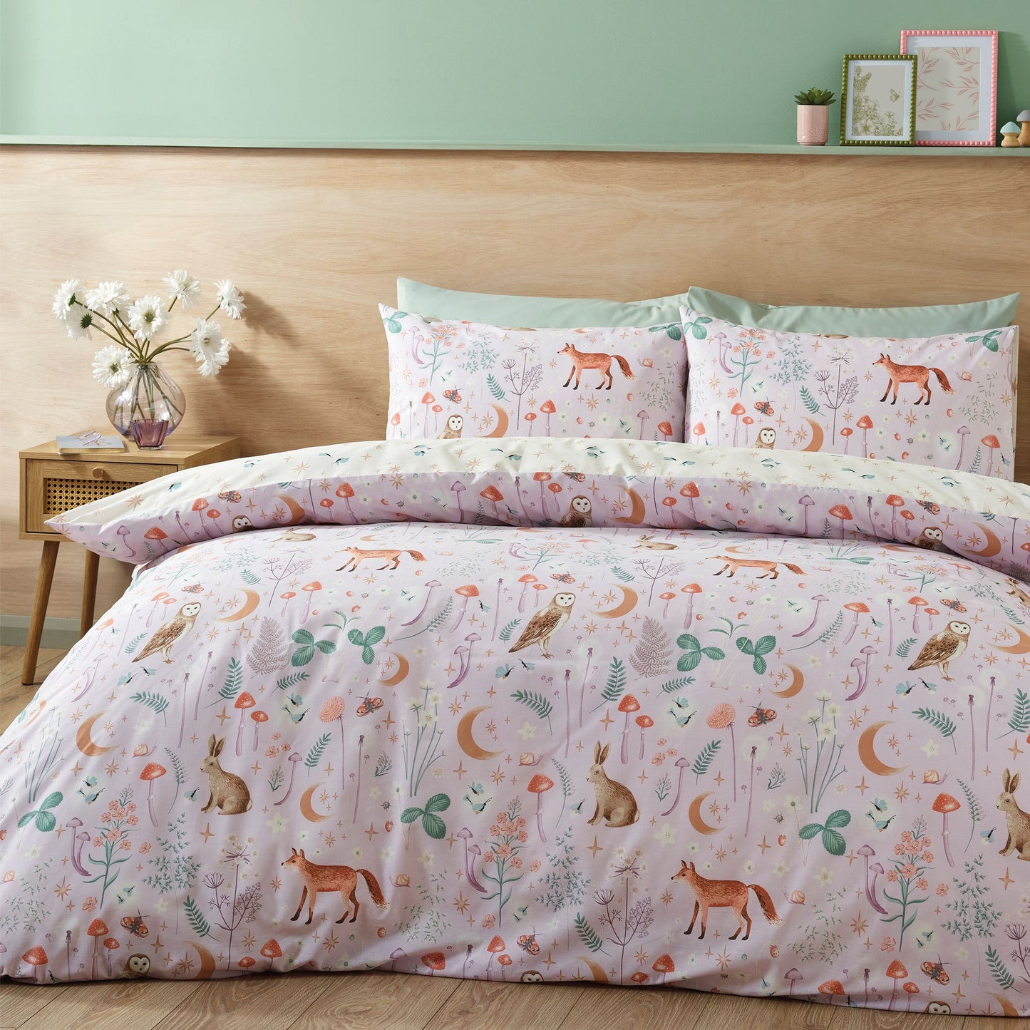 Enchanted Twilight Reversible Duvet Set - Lilac