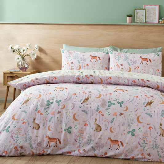 Enchanted Twilight Reversible Duvet Set - Lilac