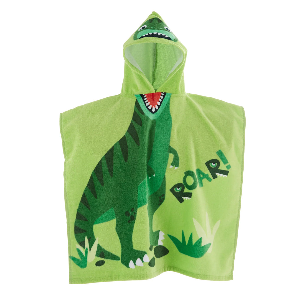 Dinosaur Hooded Towel Poncho