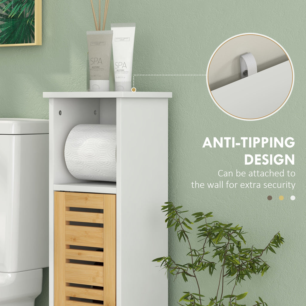 Bathroom Cabinet With Toilet Paper Holder