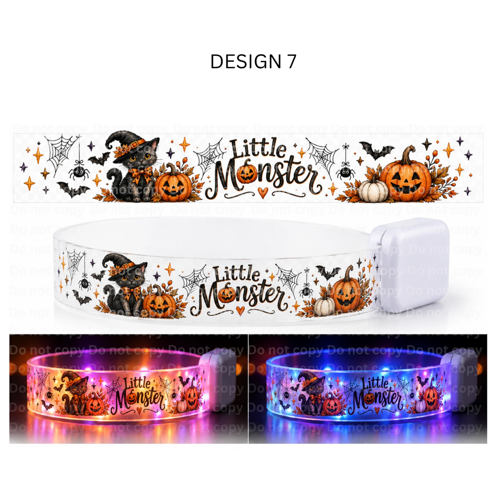 LED wristband - 15 DESIGNS - Reusable