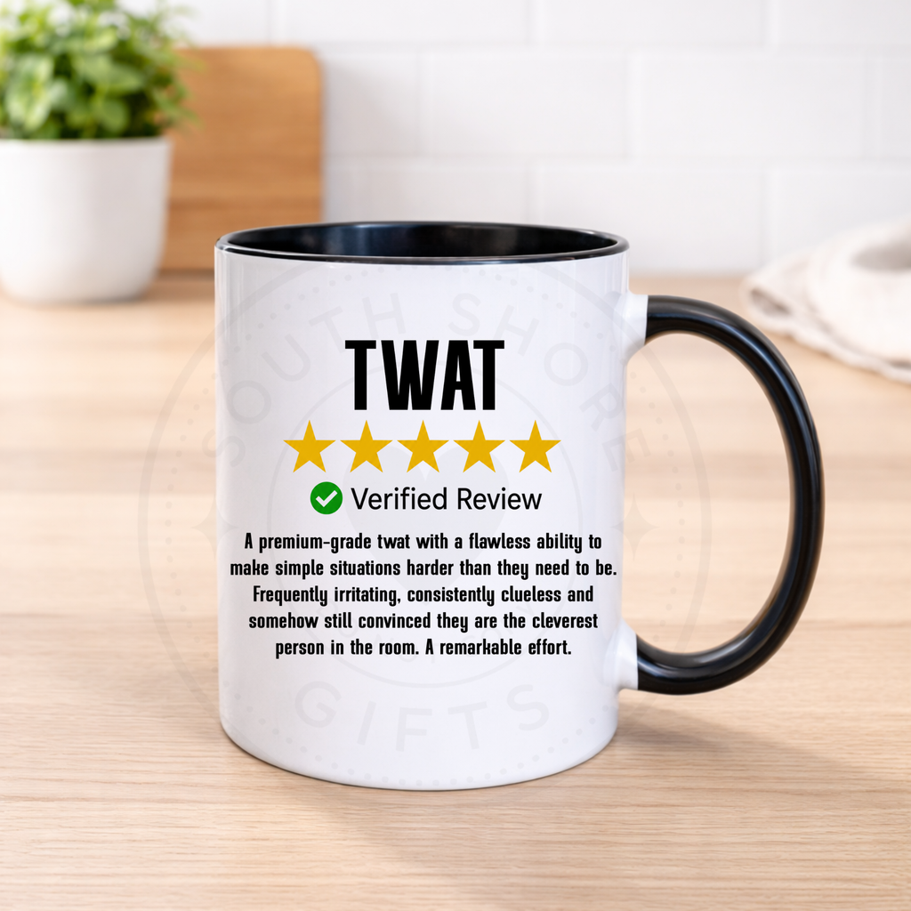 Verified Review Collection – Funny Sweary 11oz Ceramic Mug | Printed in House | Novelty Gift Mug | 30 Designs Available