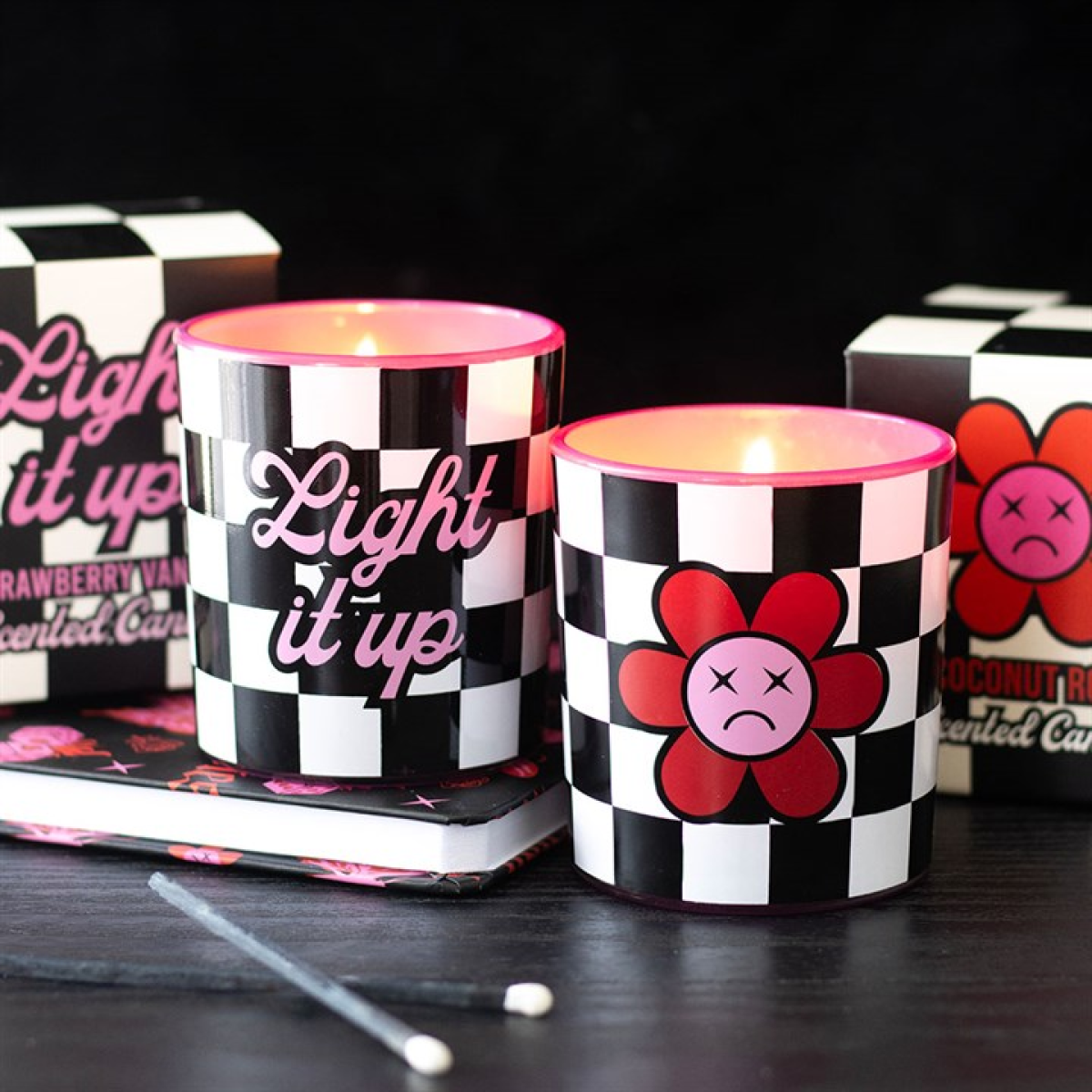 Light It Up Strawberry Vanilla Candle