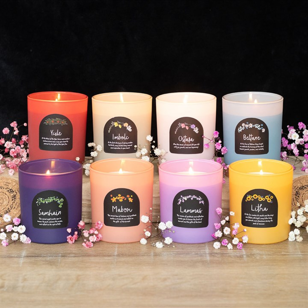Litha Wildflower Wheel of the Year Candle