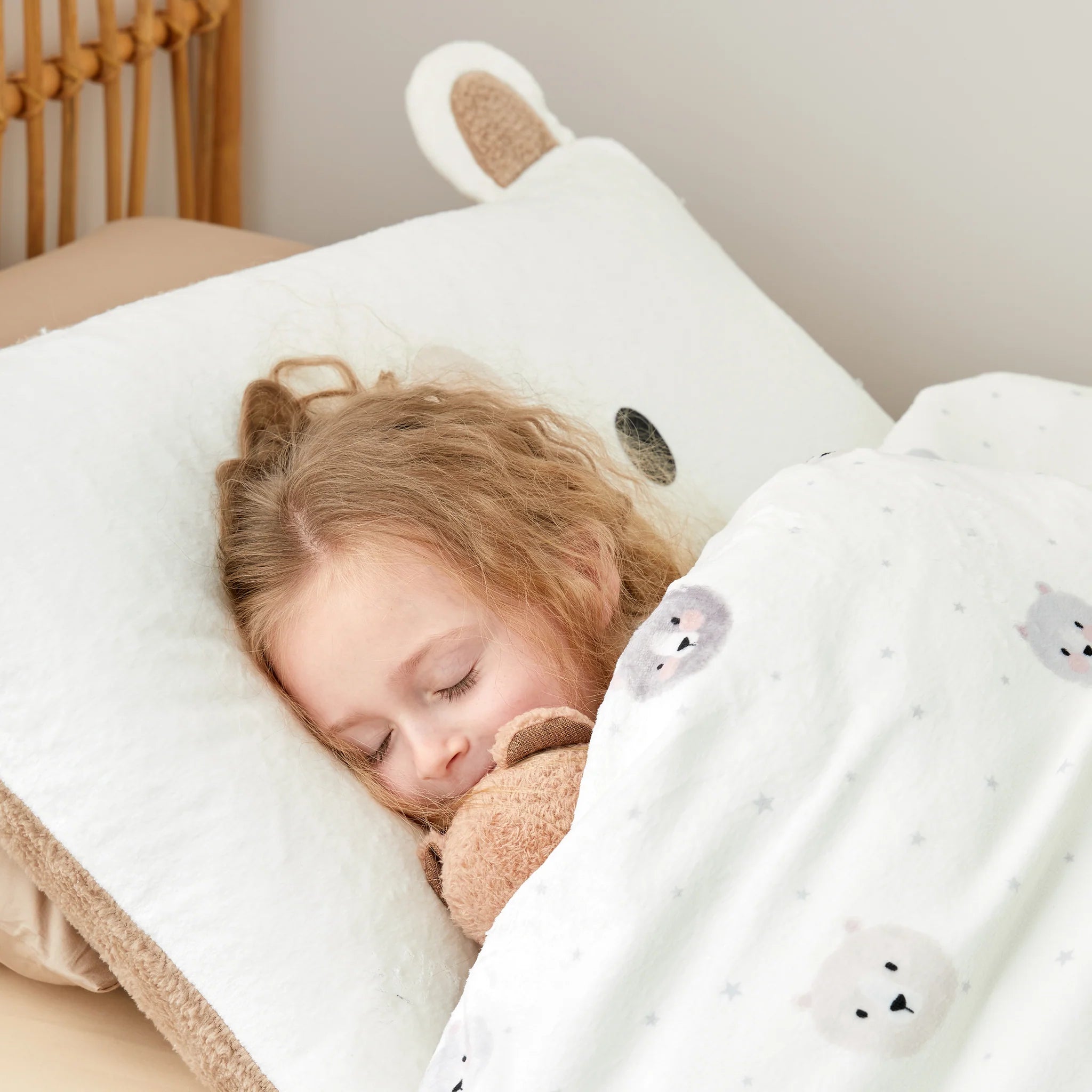 Natural Cosy Bear So Soft Duvet Cover Set by Catherine Lansfield