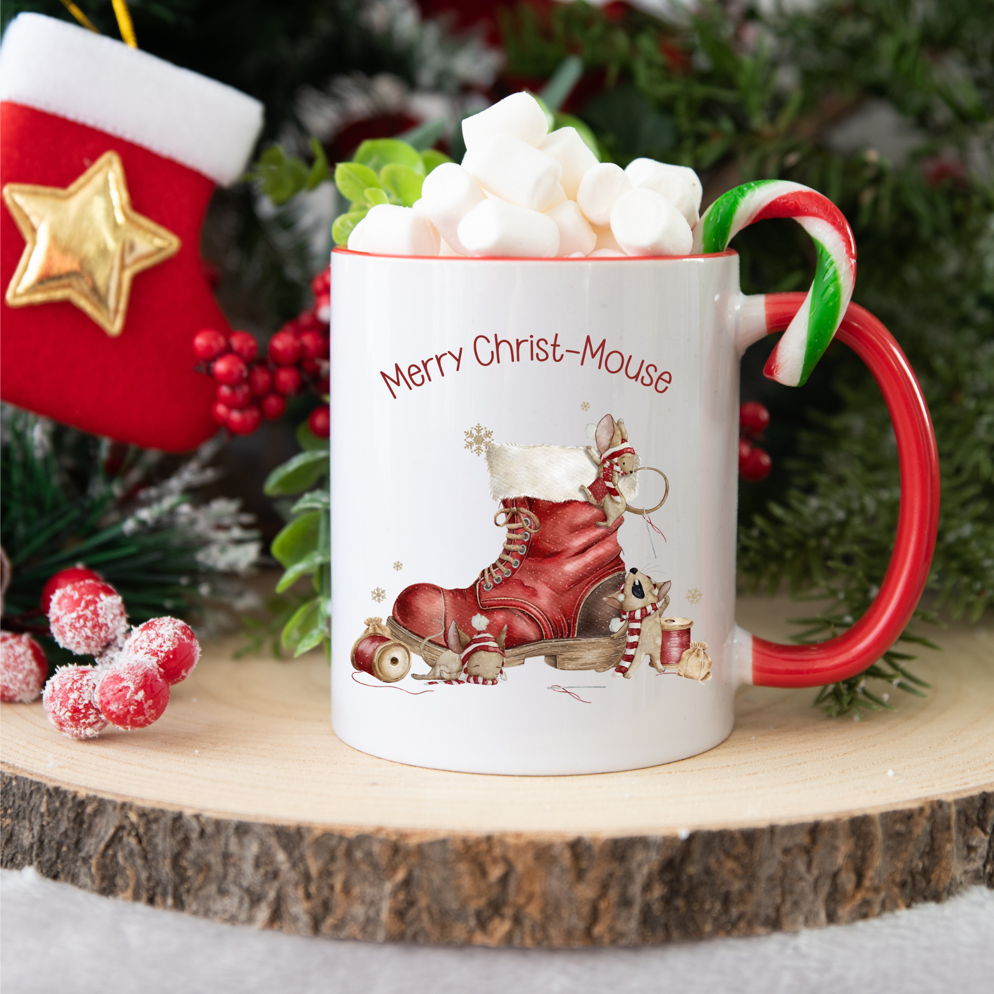 🎄 Merry Christ-Mouse Mug 🐭