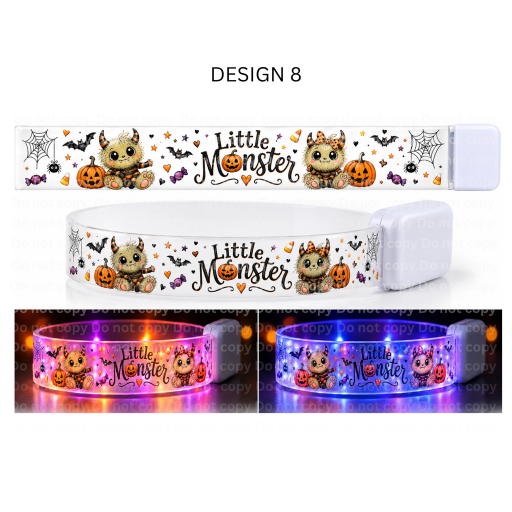 LED wristband - 15 DESIGNS - Reusable