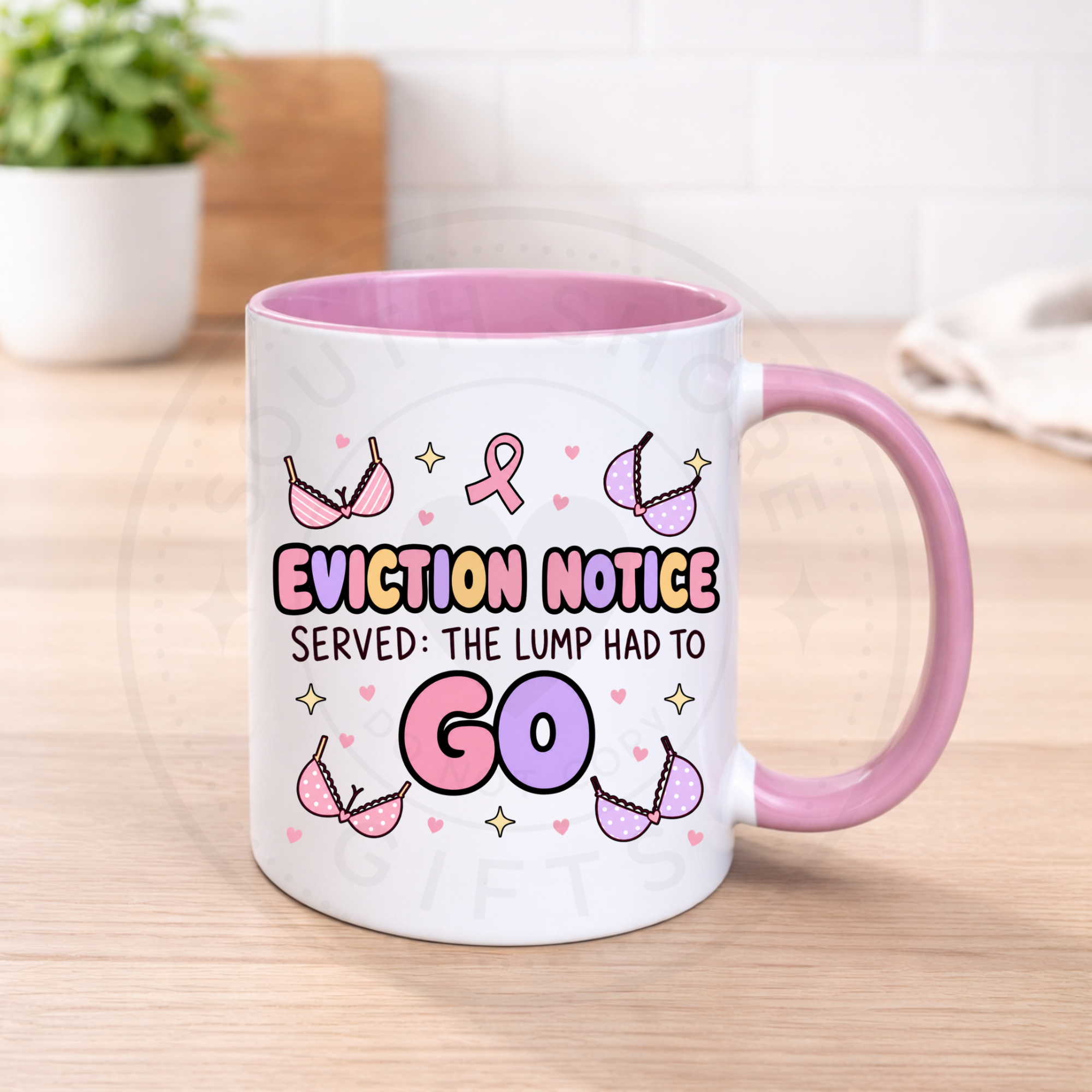 Breast Cancer Awareness Humour Mugs - Various Designs