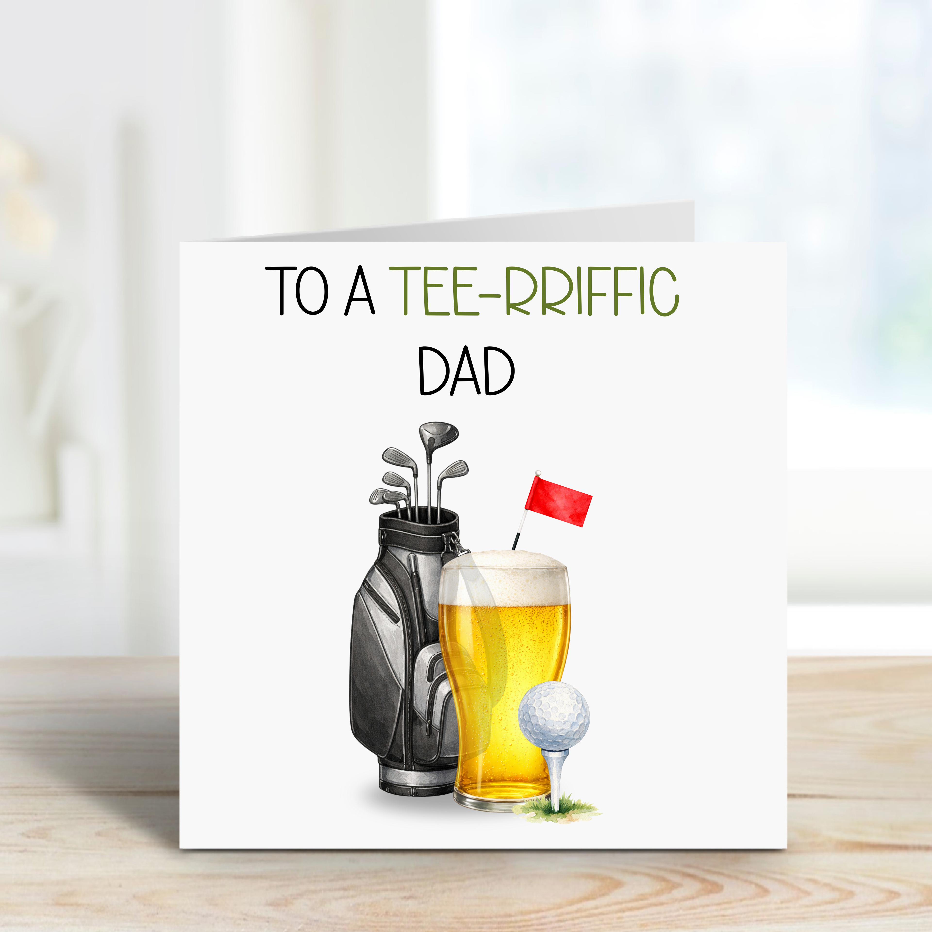 TEE-RRIFFIC Dad Card - FREE Postage