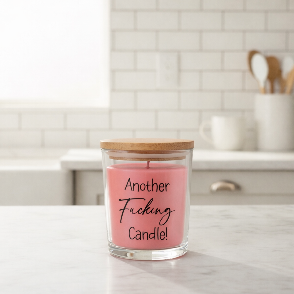 Funny Rude Slogan Scented Candle – 40 Hour Burn | 10 Designs | 5 Scents
