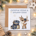 Reindeer Kisses Christmas Card - FREE Postage