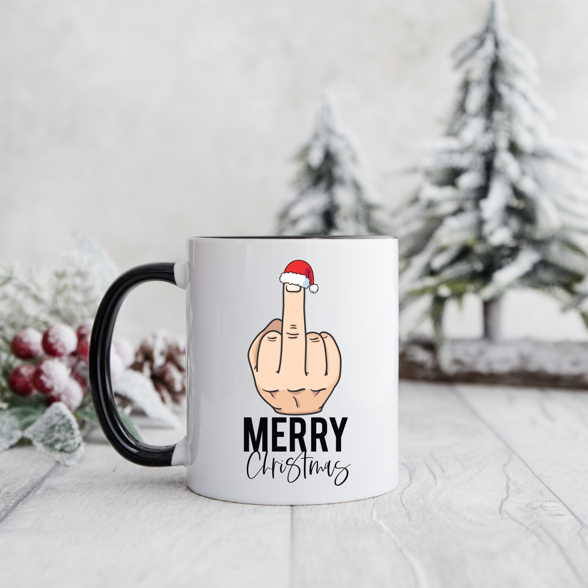 🎅🏻 Merry Christmas (Santa Finger Mug)