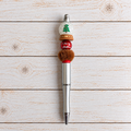 Snow Globe Novelty Beaded Pen
