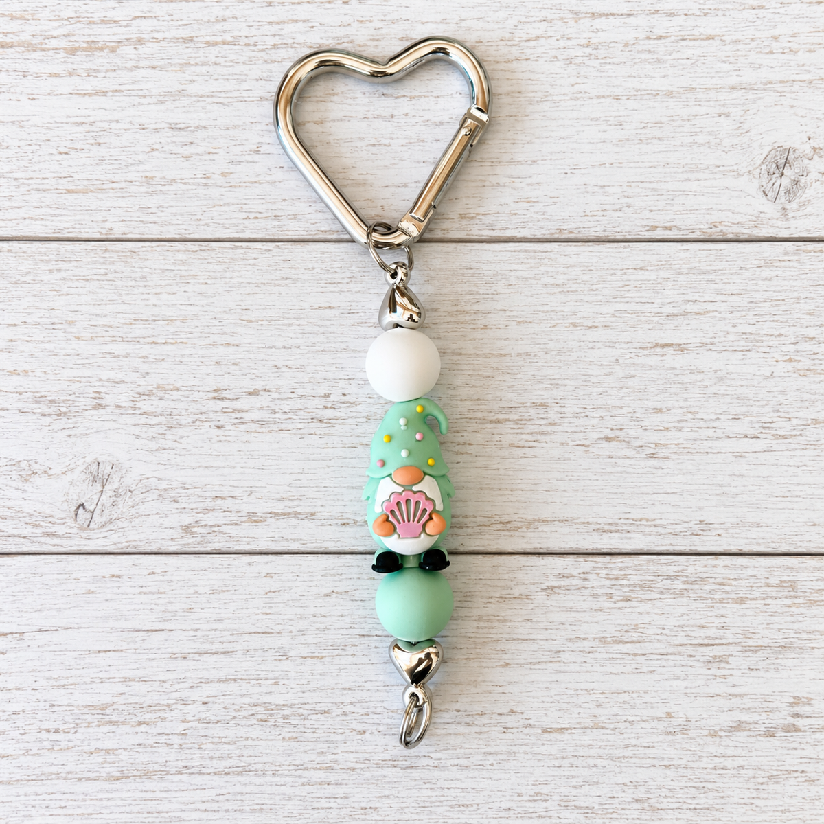 Gonk Novelty Beaded Keyring
