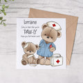 Personalised Paw-ly Greeting Card - FREE Postage