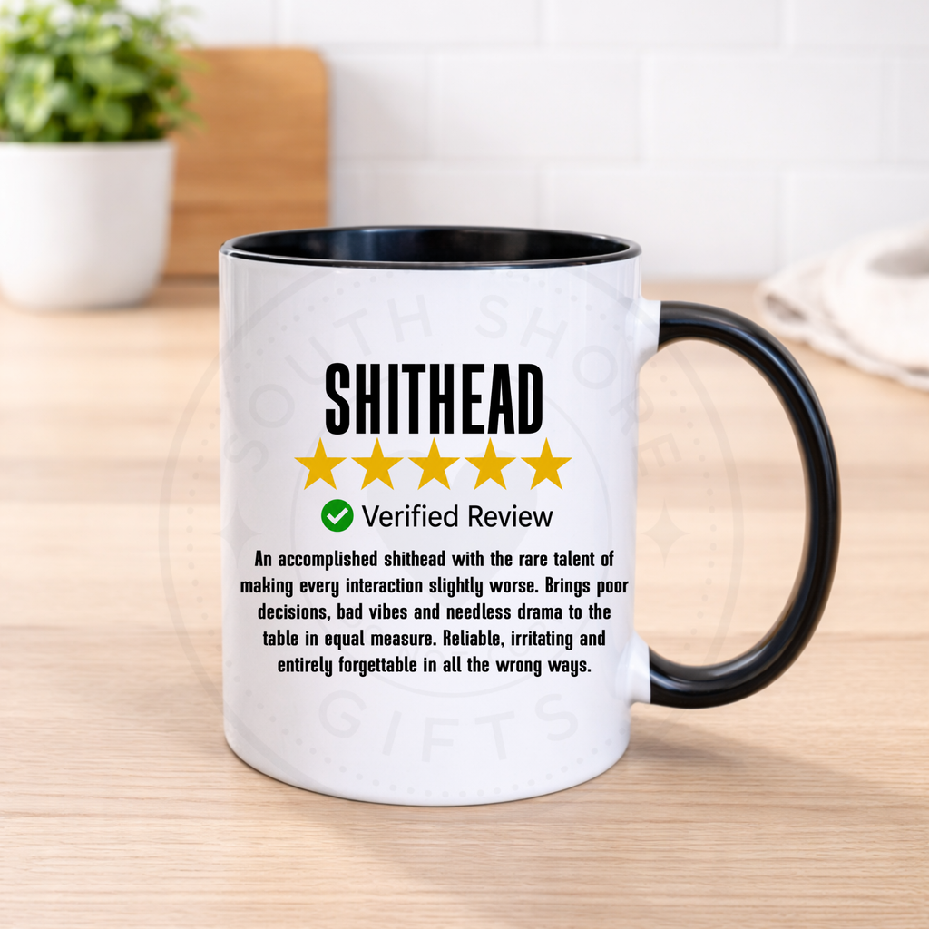 Verified Review Collection – Funny Sweary 11oz Ceramic Mug | Printed in House | Novelty Gift Mug | 30 Designs Available