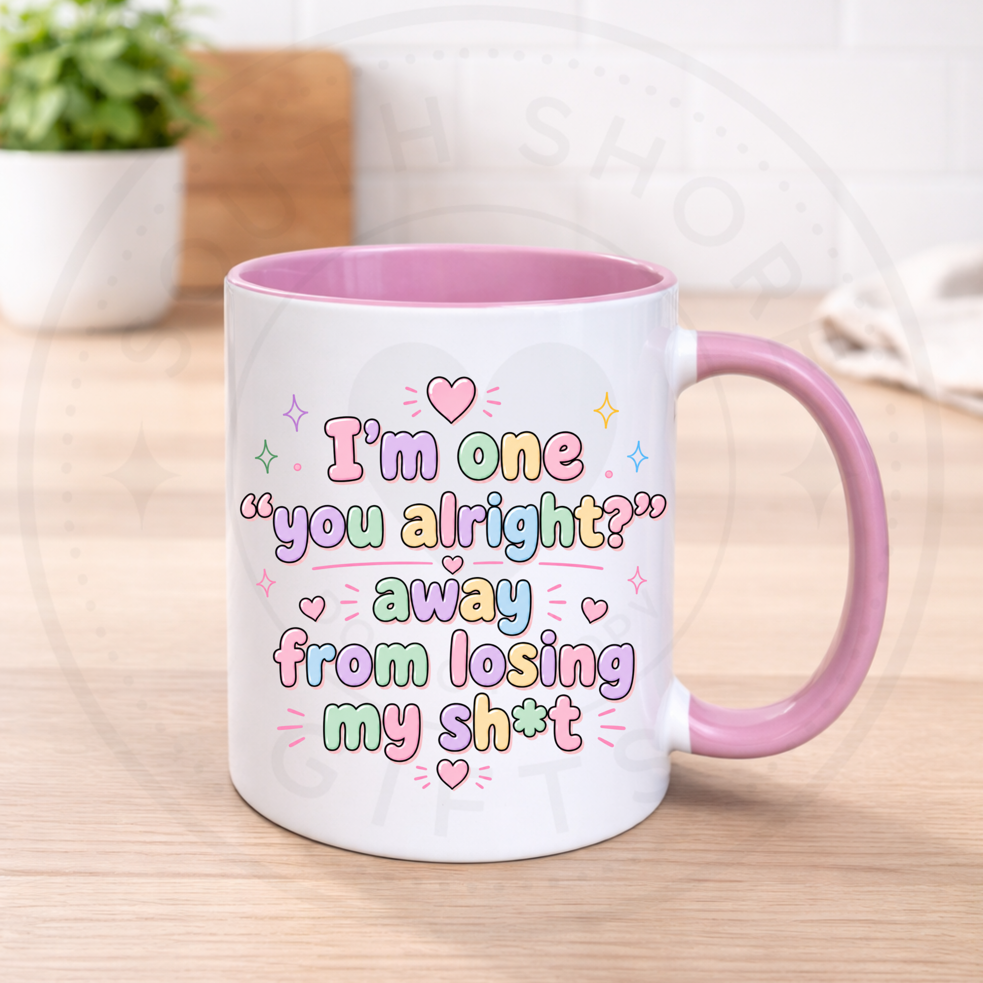 Funny Anti Social Sweary Coffee Mug | Rude Novelty 11oz Ceramic Mug | Printed in House | Gift for Introverts, Coffee Lovers & People Haters