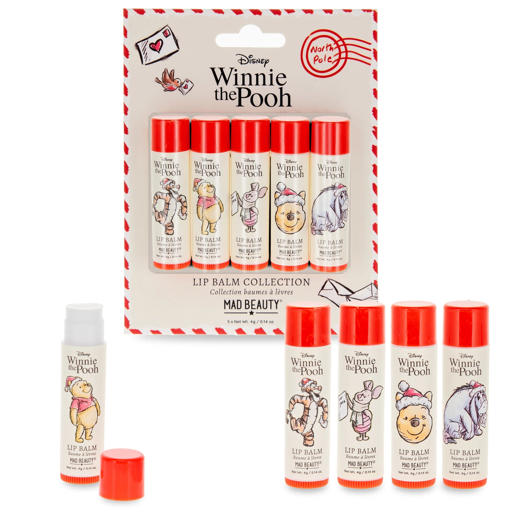 Winnie the Pooh Festive Lip Balms