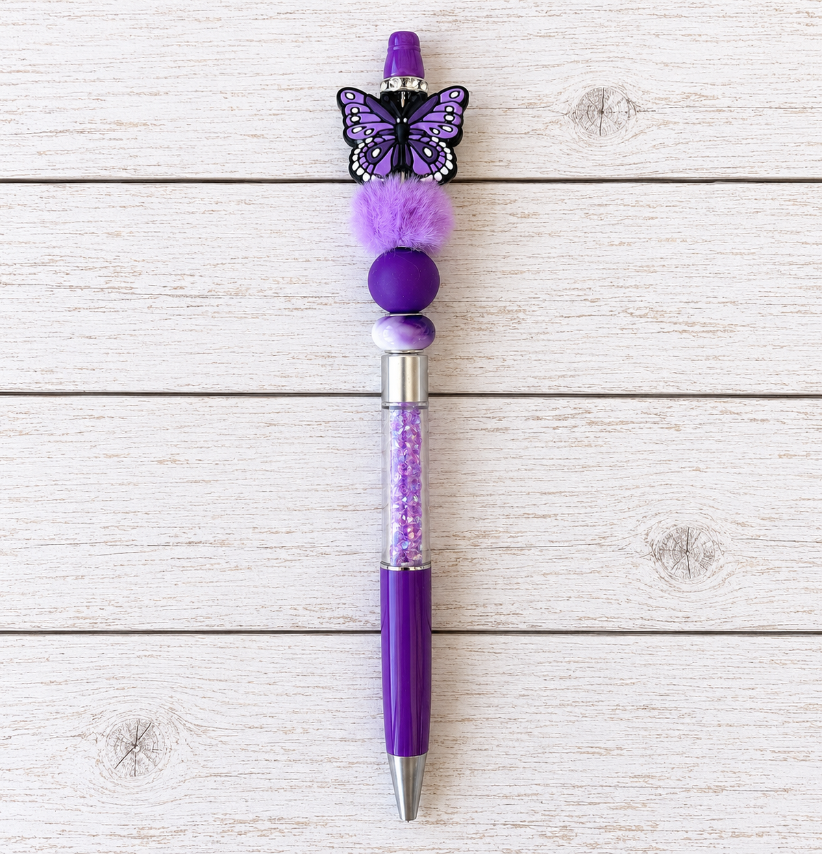 Butterfly Novelty Beaded Pen