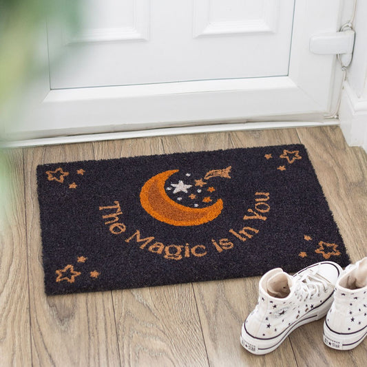 Purple The Magic is in You Doormat