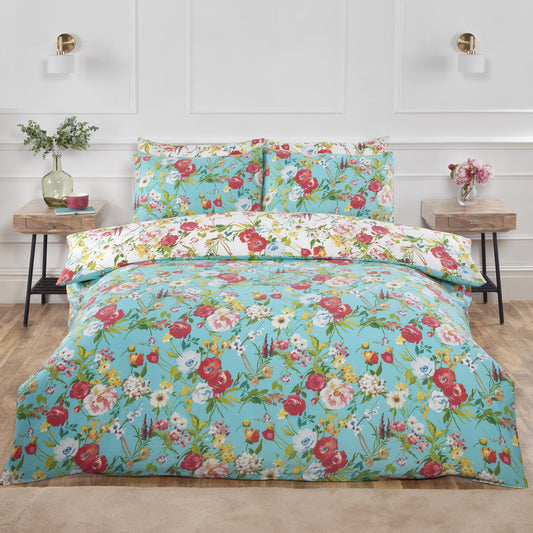 Ashbourne Bedding Set Duck Egg
