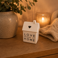 Love Begins at Home Porcelain House Decoration - 7cm