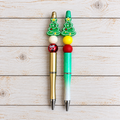 Christmas Tree Novelty Beaded Pens