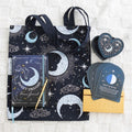 Blue Moon Print Tote Bag