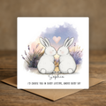 Bunny Valentine Card - Bunny Love - Cute Valentine Card