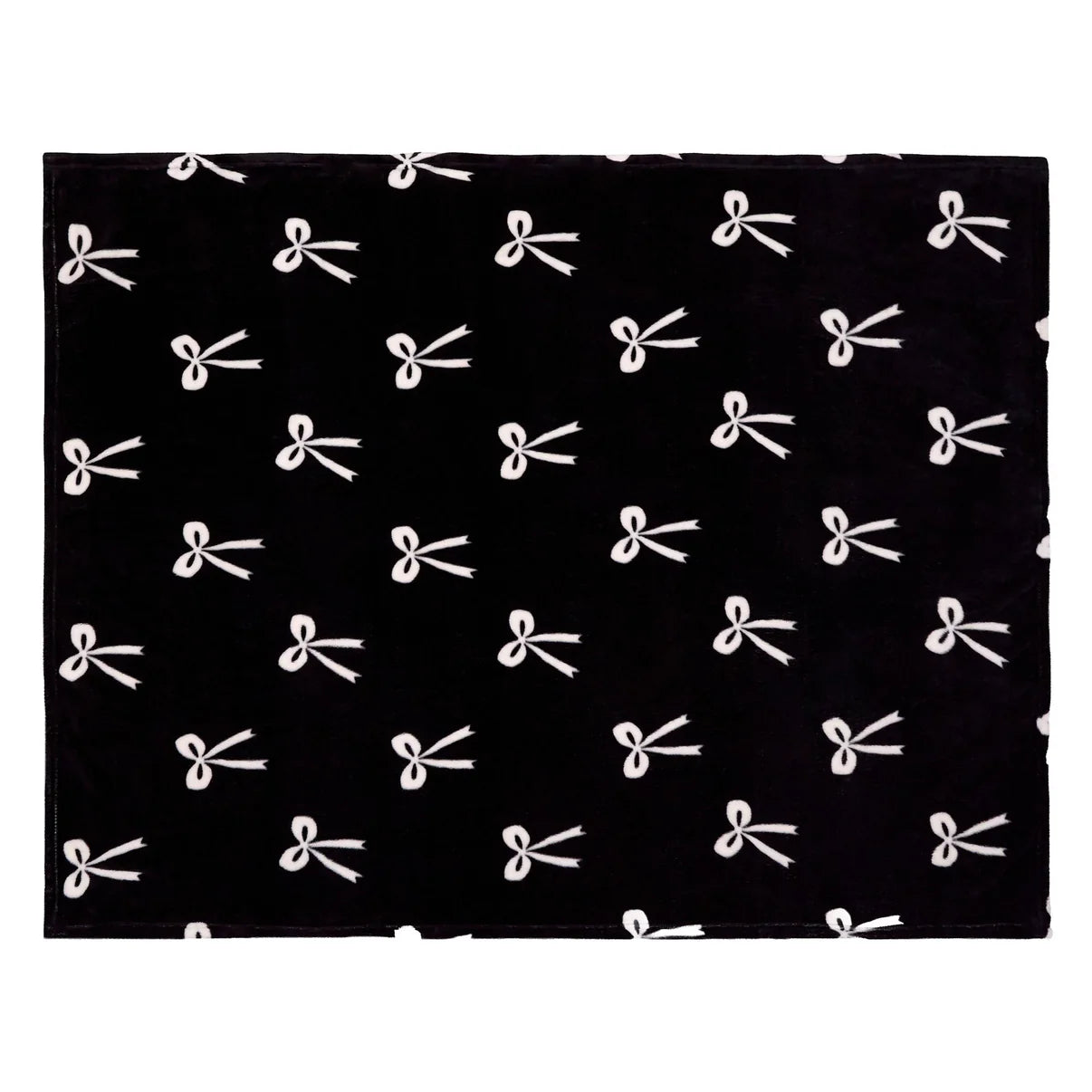 Bows Throw in Monochrome 120 x 150cm