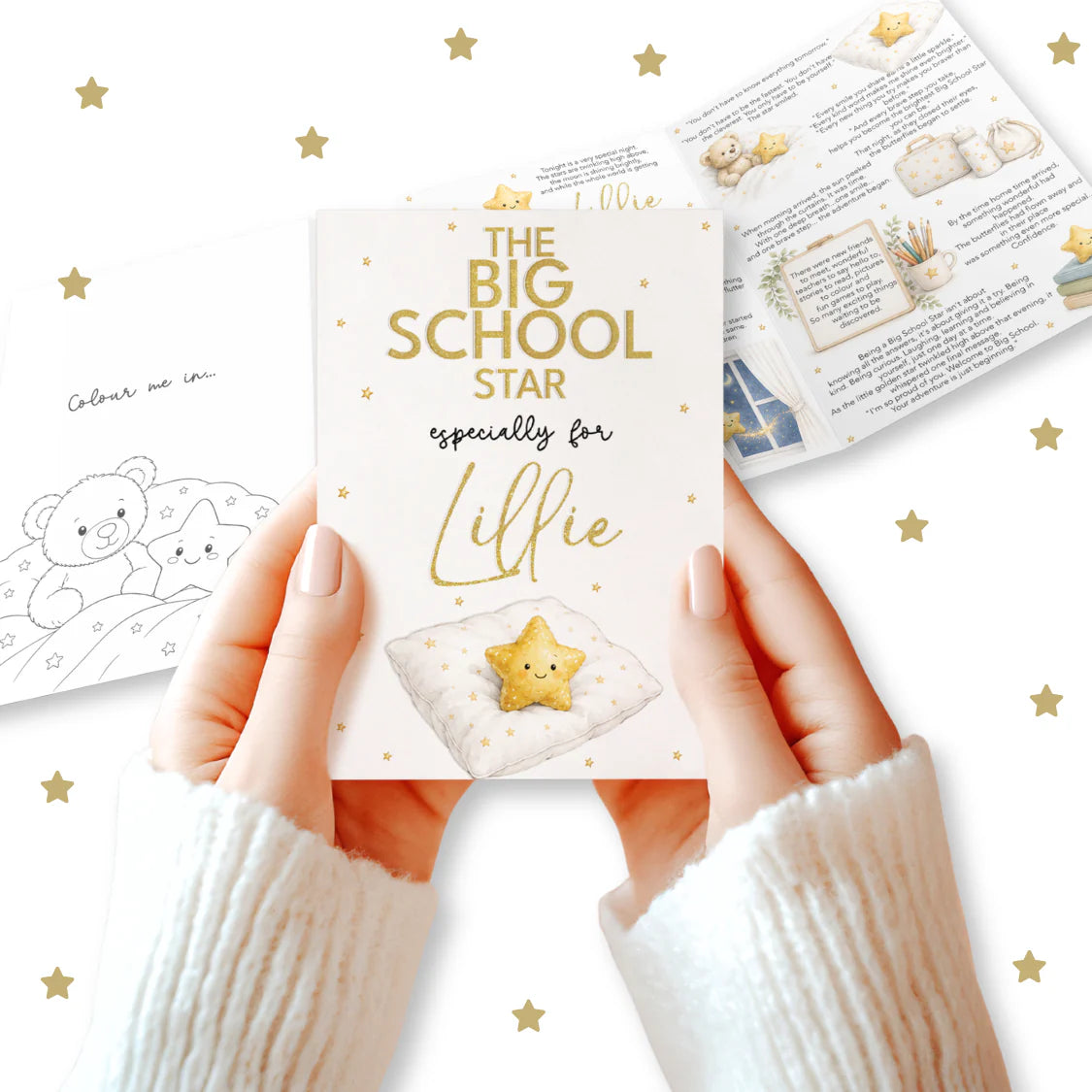 Personalised The Big School Star Story Booklet & Matching Envelope