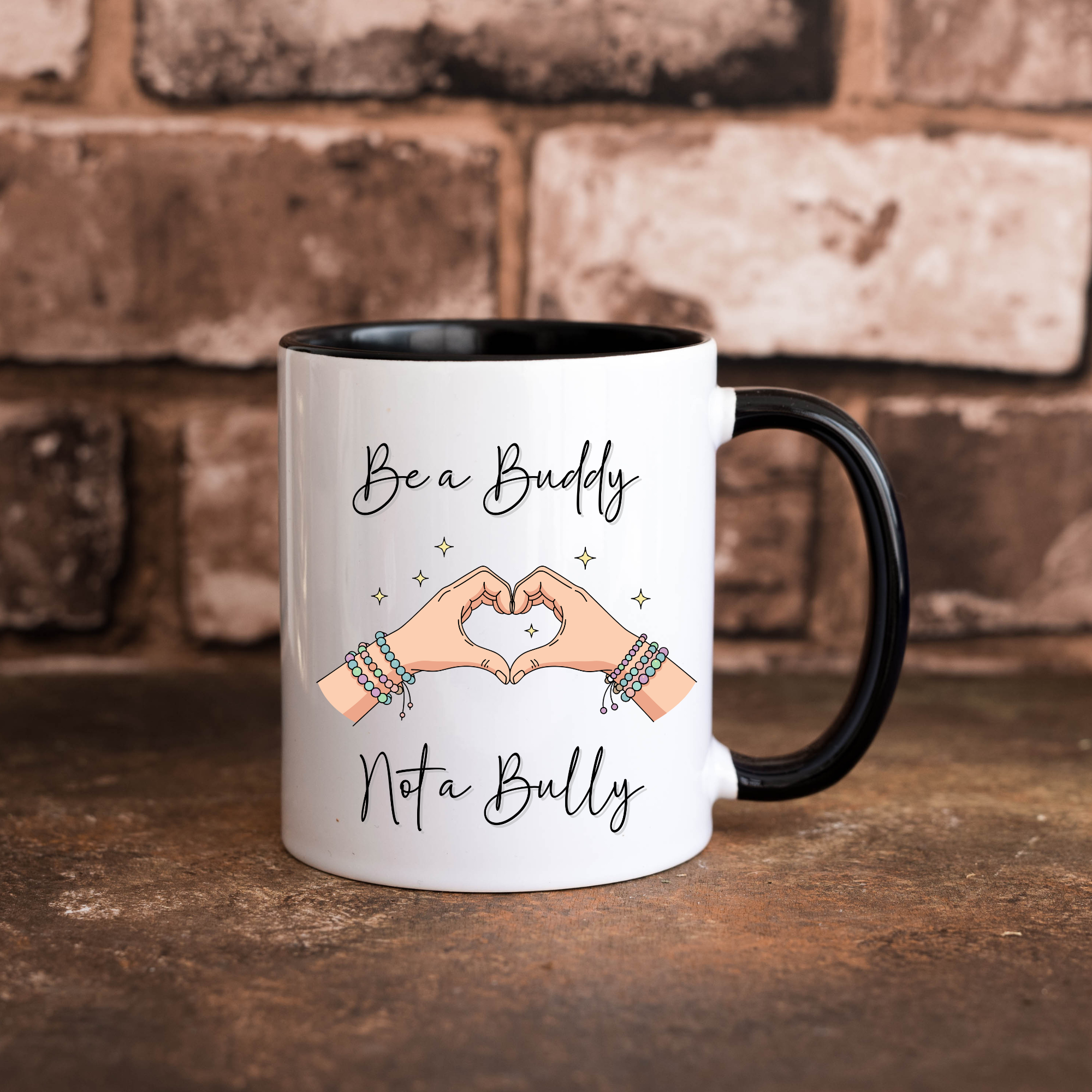 Be a Buddy, Not a Bully – Positive Message Mug (11oz)