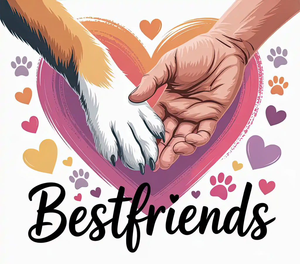 Best Friends Paw & Hand 20oz Tumbler