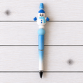 Snowman Novelty Beaded Pen