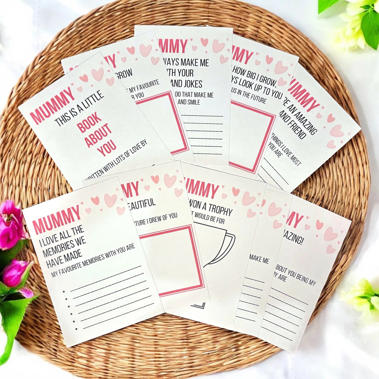 A6 Mum or Mummy - A LITTLE BOOK ABOUT YOU (BINDED)